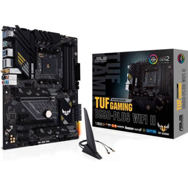 ASUS TUF GAMING B550-PLUS WIFI II AM4 B550 WIFI6 USB3.2GEN2 PCIEGEN4 MB TUF GAMING B550-PLUS WIFI II