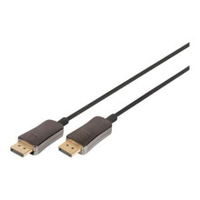 ASSMANN DisplayPort AOC Hybrid-fiber connection cable M/M 10m UHD 8K60Hz CE gold bl AK-340107-100-S