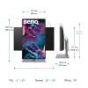BENQ PD2725U 27inch IPS UHD 3840x2160 16:9 250cd/m2 5ms 178/178 2xHDMI 2.0 1x DP 1.4 3xUSB3.1 9H.LJXLA.TBE