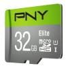 32GB microSDHC PNY Elite U1 + adapter (P-SDU32GU185GW-GE)