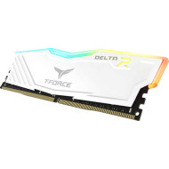 32GB 3600MHz DDR4 RAM Team Group T-Force Delta RGB CL18 white (2x16GB) (TF13D432G3600HC18JDC01)