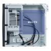 AKYGA SFF Case AK-202-01BK 2x USB 3.0 card reader MMC SD black w/o PSU AK-202-01BK