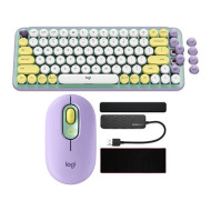 LOGITECH POP Keys Wireless Mechanical Keyboard With Emoji Keys - BLAST YELLOW INTNL (US) 920-010735