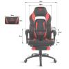 Spirit of Gamer Mustang gaming sz&eacute;k fekete-piros (SOG-GCMRE)