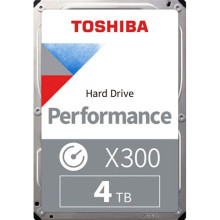 WHT- 4TB Toshiba X300 7200 256MB SATA3 HDD Performance HDWR440UZSVA HDWR440UZSVA