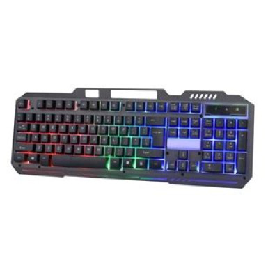 OMEGA Billentyűzet VARR Gaming, LED-es, multimédia, fekete VGK100B