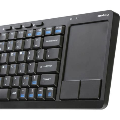 Omega OKB004BES Wireless keyboard Black US OKB004BES
