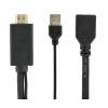 HDMI-DisplayPort átalakító 4K Gembird A-HDMIM-DPF-01 A-HDMIM-DPF-01