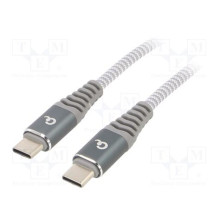 USB 2.0 C-C kábel 1,5m Gembird PD 60W fonott CC-USB2B-CMCM60-1.5M CC-USB2B-CMCM60-1.5M