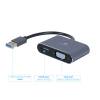 USB 3.0 A-HDMI + VGA Gembird A-USB3-HDMIVGA-01 A-USB3-HDMIVGA-01