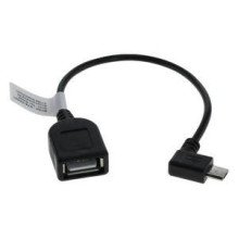 Hama Micro USB OTG adapter kábel 0,25 m fekete (200308)