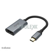 ADA Akasa USB Type-C 4in1 HUB - HDMI -  AK-CBCA19-18BK AK-CBCA19-18BK