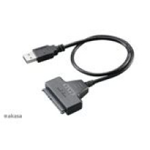 Akasa USB3.1 kábel 2,5" SATA SSD ÉS HDD adapter - 20cm - AK-AU3-07BK AK-AU3-07BK