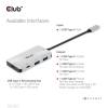 ADA Club3D USB Gen2 Type-C PD Charging Hub to 2x Type-C 10G ports and 2x USB Type-A 10G ports CSV-1543