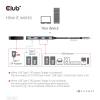 ADA Club3D USB Gen2 Type-C PD Charging Hub to 2x Type-C 10G ports and 2x USB Type-A 10G ports CSV-1543