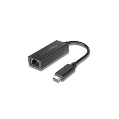 Lenovo ThinkPad USB-C to Ethernet Cable - 4X90S91831 - Fekete 4X90S91831