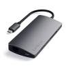 Satechi Aluminium TYPE-C Multi-Port Adapter (HDMI 4K,3x USB 3.0,MicroSD,Ethernet) - Space Grey ST-TCMA2M