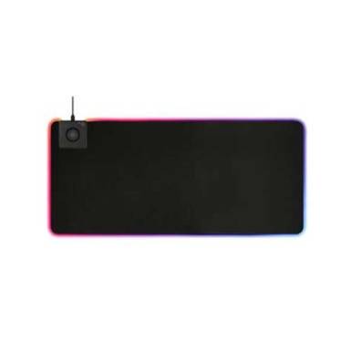 DELTACO GAMING Egérpad, Extra wide RGB mouse pad with wireless charging, neoprene 10W fast charge, 900x400, black/RGB GAM-092 DELTACO GAMING Egérpad, Extra wide RGB mouse pad with wireless charging, neoprene 10W fast charge, 900x400, black/RGB GAM-092