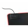 DELTACO GAMING Egérpad, Extra wide RGB mouse pad with wireless charging, neoprene 10W fast charge, 900x400, black/RGB GAM-092