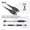 Club3D USB 3.2 Gen2 Type C to C Active Bi-directional Cable 8K60Hz M/M 5m/16.4ft CAC-1535