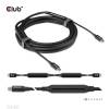 Club3D USB 3.2 Gen2 Type C to C Active Bi-directional Cable 8K60Hz M/M 5m/16.4ft CAC-1535