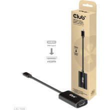 Club3D USB Gen2 Type C to HDMI 4K120Hz HDR10 with DSC 1.2 Active Adapter M/F CAC-1586