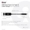 Club3D USB Gen2 Type-C to Type-A Cable 10Gbps M/F 5m/16.4ft CAC-1536