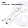 Club3D USB3.2 Gen1 Type-C to Gigabit Ethernet Adapter M/F CAC-1519