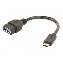 USB 3.0 C-A OTG kábel 15cm Gembird A-USB3C-OTGAF-01 A-USB3C-OTGAF-01