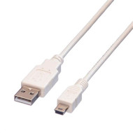 Roline USB-A 2.0 - mini 5 PIN 3m 11.02.8730