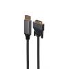 Gembird CC-DPM-DVIM-4K-6 DisplayPort to DVI-D (Dual Link) (24+1) Premium Series adapter cable 1,8m Black CC-DPM-DVIM-4K-6
