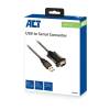 ACT AC6000 USB to Serial Converter cable 1,5m (Basic version) Black AC6000