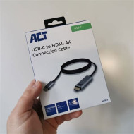 ACT AC7315 USB-C to HDMI connection cable 2m Black AC7315