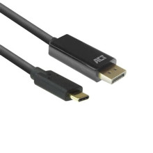 ACT AC7325 USB-C to DisplayPort adapter cable 2m Black AC7325