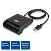 ACT USB Smart Card ID Reader Black AC6015