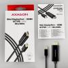 AXAGON RVDM-HI14C2 mini DisplayPort to HDMI active cable 4K@30Hz 1,8m Black RVDM-HI14C2