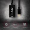 AXAGON RVDM-HI14N mini DisplayPort to HDMI active adapter 4K@30Hz Black RVDM-HI14N