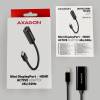 AXAGON RVDM-HI14N mini DisplayPort to HDMI active adapter 4K@30Hz Black RVDM-HI14N