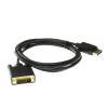 ACT AC7505 DisplayPort to DVI-D (Dual Link) (24+1) adapter cable 1,8m Black AC7505