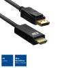 ACT AC7550 DisplayPort to HDMI adapter cable 1,8m Black AC7550