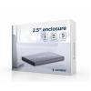 Gembird EE2-U3S-3-LG USB3.0 2,5" Enclosure Aluminium Light Grey EE2-U3S-3-LG