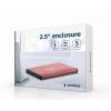 Gembird EE2-U3S-3-P USB3.0 2,5" Enclosure Aluminium Pink EE2-U3S-3-P