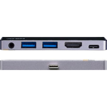 ATEN UH3238 USB-C Travel Dock with Power Pass-Through UH3238