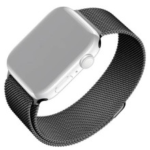 FIXED Mesh Strap for Apple Watch 44mm/Watch 42mm Black FIXMEST-434-BK