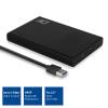 ACT AC1215 USB3.2 2,5" Hard Drive Enclosure Screwless Design Black AC1215