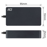 ACT AC2005 USB-C laptop charger with Power Delivery profiles 65W AC2005