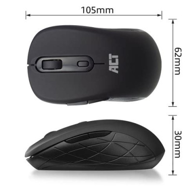 ACT AC5125 Wireless mouse Black AC5125