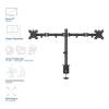 ACT AC8302 Monitor Desk Mount For 2 Monitors / Up to 32" AC8302