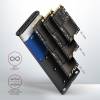 AXAGON EEM2-SG2 SuperSpeed+ USB-C - M.2 NVMe & SATA SSD RAW box EEM2-SG2