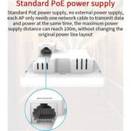 IP-COM W36AP AC1200 Dual Band Gigabit In-Wall Access Point White W36AP